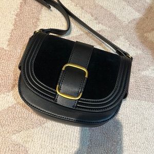 Zara black crossbody purse